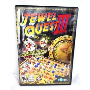 CD-Rom Software Jewel Quest 3 Windows Mac Video Game No Scratches